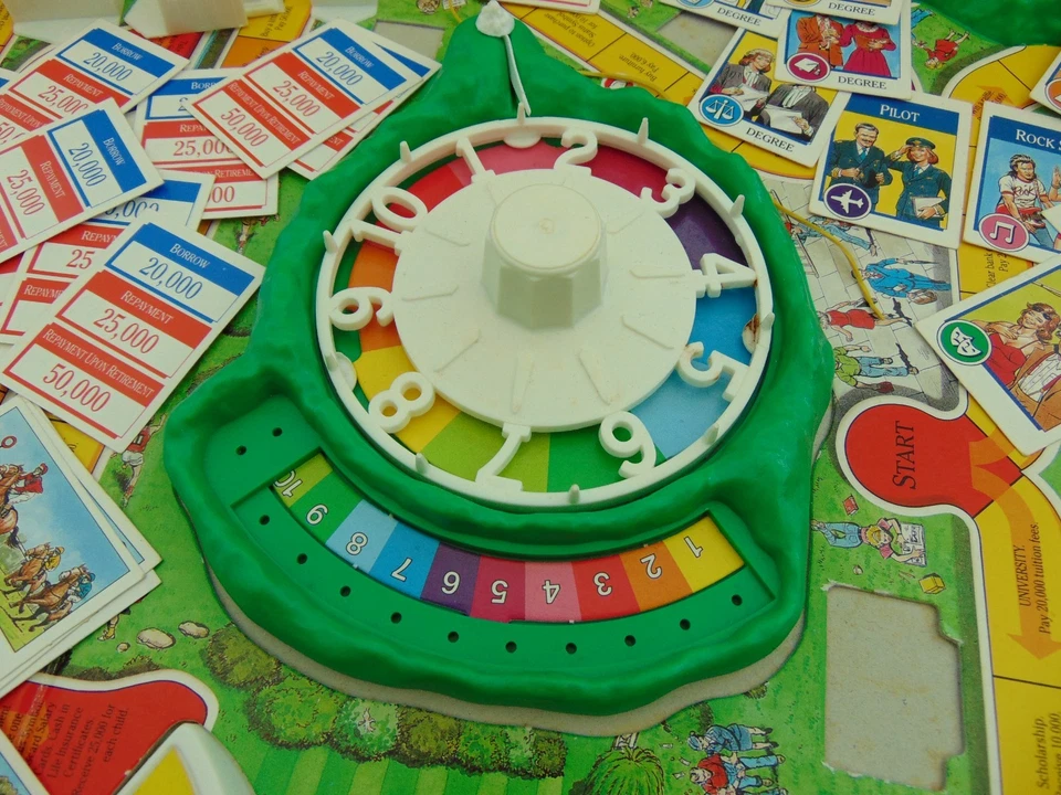 Vintage 1984/91 GAME OF LIFE Board Game MB Games - Complete - Image 2 of 4