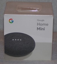 Google Home Mini Smart Speaker Charcoal Google Assistant GA00216-US Sealed MIB