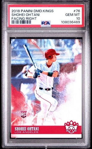 2018 Panini Diamond Kings - Shohei Ohtani RC #76 - Facing Right -Gem Mint PSA 10