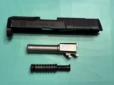 USED OEM TAURUS PT111 G2 COMPLETE BLACK SLIDE BARREL SPRING G2C *NO REAR SIGHT*