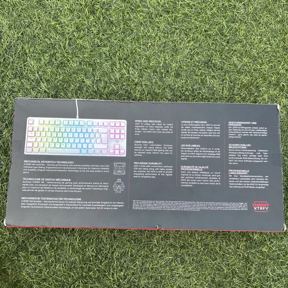 CHERRY XTRFY K4V2 TKL, Wired Gaming Keyboard without Numpad, UK-Layout (QWERTY) - Image 2 of 3