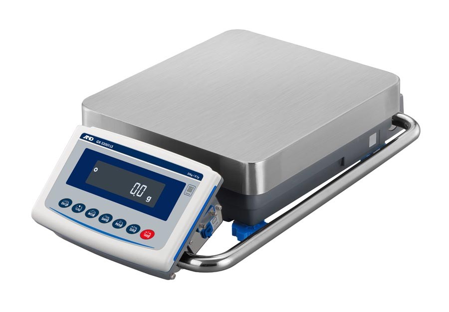 A&D GX-102000L Dual Range Precision Industrial Balance, 102 kg Capacity x 1 g thumbnail 3