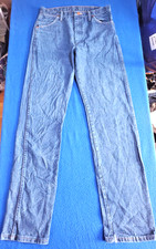 Vintage 90s Wrangler 13MWZ Cowboy Cut Jeans Mens 32x36 Blue Denim Straight Leg