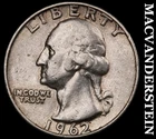 1962-D Washington Quarter- Silver- Scarce Better Date No Reserve #J1296