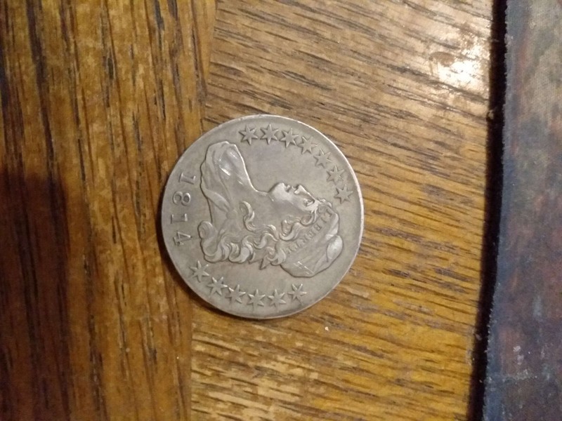 1814 capped bust half dollar