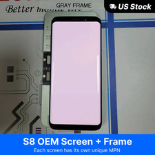 DISCOUNT Original OEM For Samsung Galaxy S8 LCD Screen Display w/ Midframe