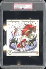 2020 POKEMON SHIKISHI ART 4 #5 LYCANROC & SILVALLY & UMBREON & ZOROARK PSA 9