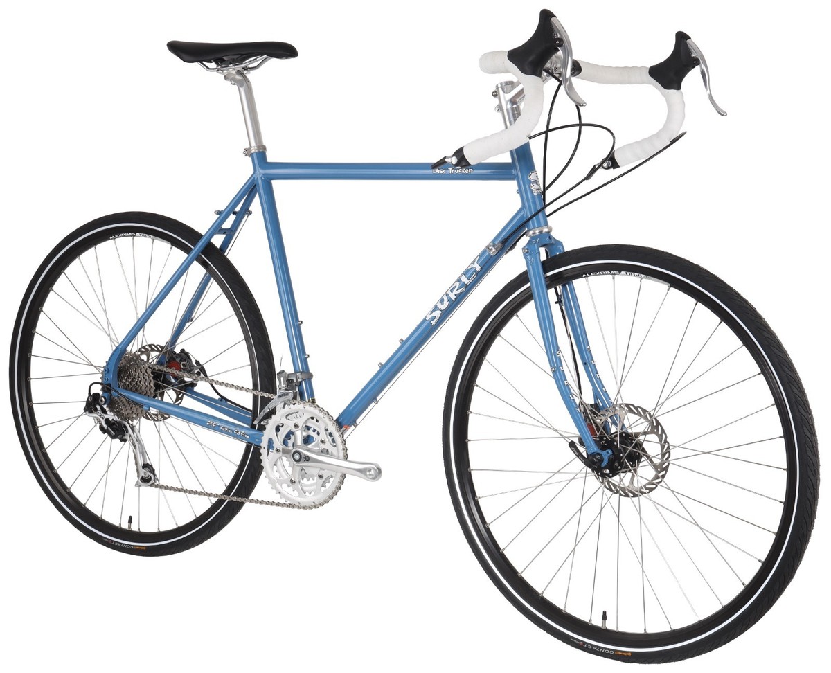 SURLY Disc Trucker　ブルー　旧モデル Surly Disc Trucker 3x 10 Sp Touring Bike 56cm BLUE 4130 Dura-Ace