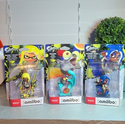 Nintendo amiibo Inkling (Yellow) Smallfry Octoling (Blue) Splatoon 3 Series