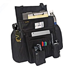 Car Front Seat Organizer - File Organizer, Passenger Storage Black