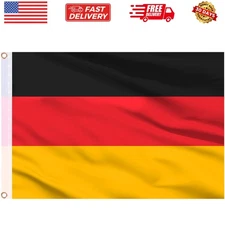 2 Pcs German Flag 3 x 5 Ft, Large  Flag for Outside - Double Side with Brass ...