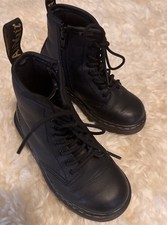 Dr Martens Doc Air Wair1460T Black Toddler Boots Unisex Size 9 US