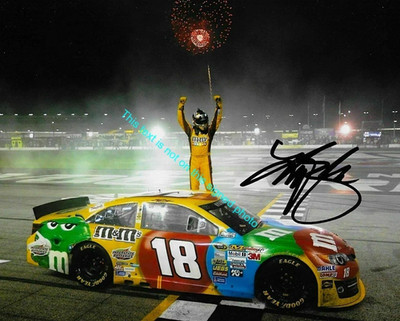 Kyle Busch NASCAR Signed Autograph 8X10 Photo Race Car Driver RP Print HD020