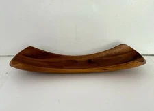 Nambè Canu Curved Wood 21” Serving Tray
