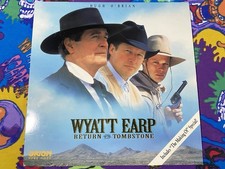 WYATT EARP Laserdisc, 1994 RETURN TO TOMBSTONE VERY RARE W/COMMENTARY