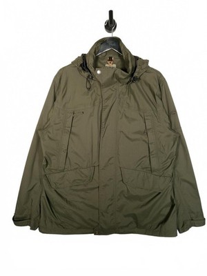 Timberland Hyvent Jacke Gr. XXL Herren grün wasserdicht Kapuze Regenmantel