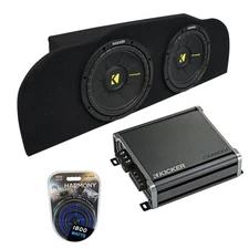 03-15 Fits Infiniti G35 Kicker CompC CWCS10 Subwoofer Dual 10" Sub Box CXA800.1