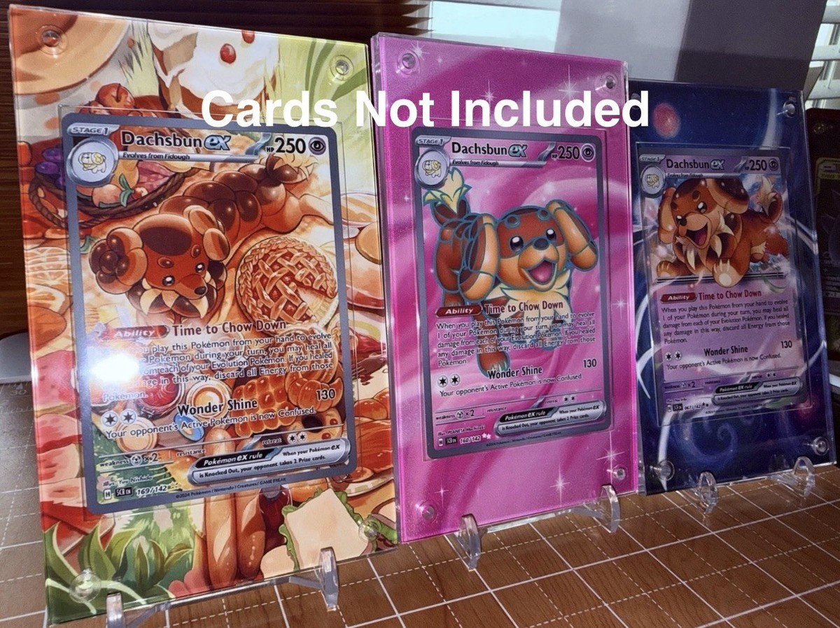 169 142 pokemon card Dachsbun EX SIR Stellar Crown 169/142 Pokemon Extended Artwork Case