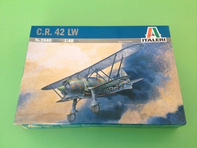 1:48 ITALERI 2640  C.R. 42 LW - Fiat CR. 42 FALCO - Gegner der Gloster GLADIATOR