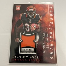 2014 Panini Rookies & Stars  Cross Training Materials Jeremy Hill #CT-JH MEM, RC