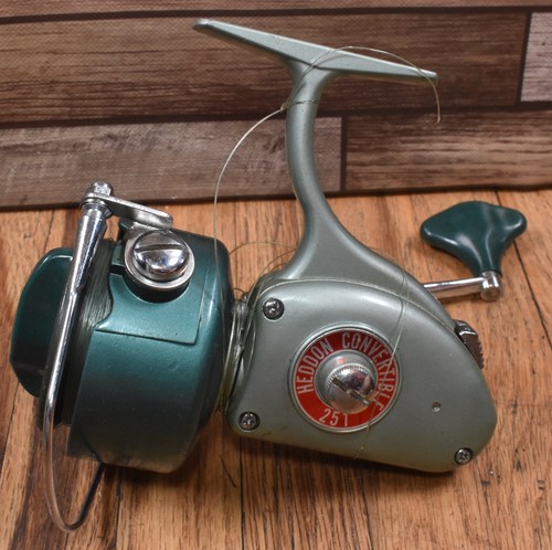 Vintage Heddon Convertible 251 Precision Spinning Fishing Reel in Original Box - Bild 2 von 11