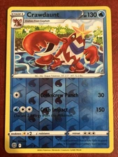 Crawdaunt - 033/172 - Uncommon - Reverse Holo - Near Mint