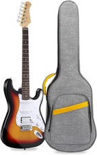 38 40 41 Inch Electric Guitar Bag, Electric Guitar Case Gig Bag with 0.4 Inch Wa