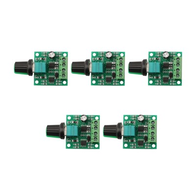 Easily Adjustable DC Motor Speed Controllers Set of Five with Safety Features