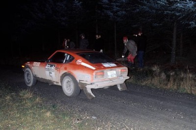 Harry Kallstrom Claes Billstam Datsun 240Z RAC Rally November 21 1973 Photo 26