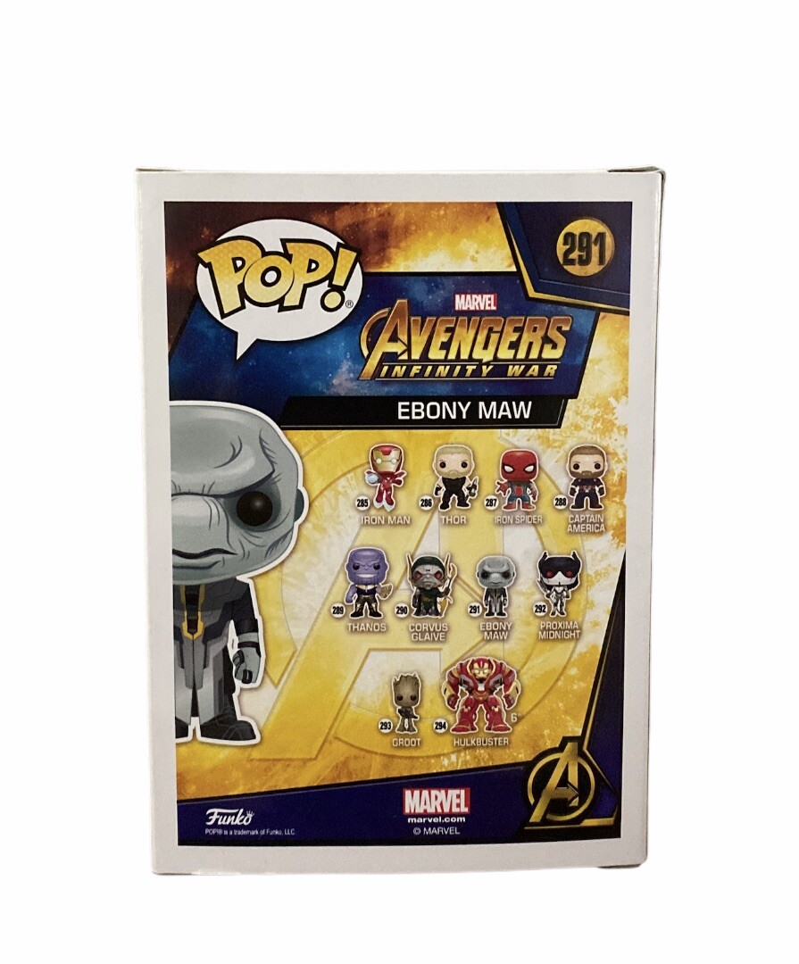 マーベル　アベンジャーズ funko pop セット Funko Pop Marvel Avengers Infinity War Ebony Maw 291 | eBay