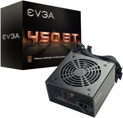 EVGA 450 BT 80+ Bronze 450W Power Supply EVGA 450 BT  100-BT-0450-K1 NEW IN BOX