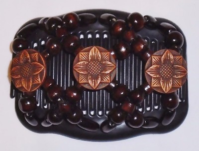 Angel Wings Hair Clips 4X3.5'', African Butterfly Style, Magic Combs, Quality S72