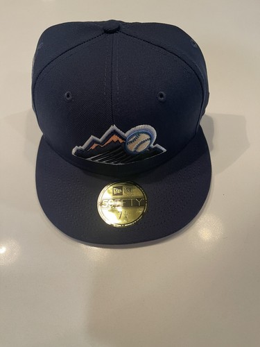 🔥COLORADO ROCKIES 10TH ANNIVERSARY "MERLIN MISSIONS" NEW ERA FITTED CAP 7 1/4 - Picture 2 of 11