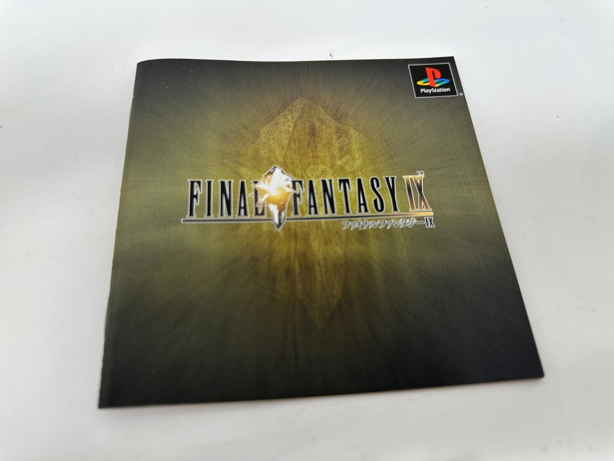 Japanese Final Fantasy IX 9 FF9 PS1 PlayStation 1 Japan Complete