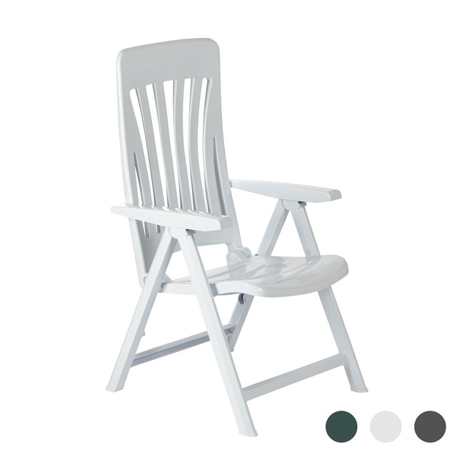 RESOL ‎REBLANES WHITE Folding Multi Position Garden Chair for sale