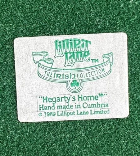 Lilliput Lane Collectible Cottages "Hegarty's Home" original box & Papers 1989 - Picture 3 of 4