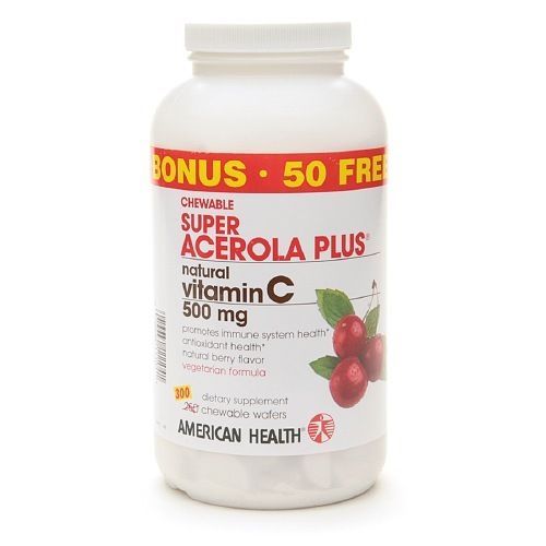 AMERICAN HEALTH Super Chewable Acerola Plus, Natural Vitamin C for sale