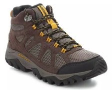 Men's Merrell Oakcreek Mid Waterproof Hiking Boots, J036401 Multi Sizes Espresso