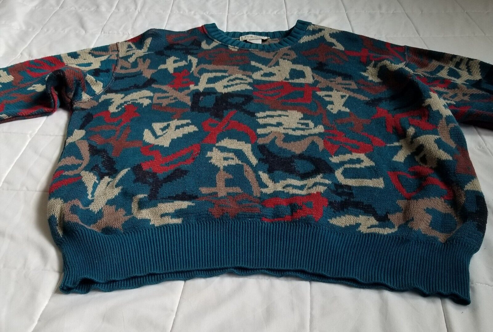 Paul Stuart Pattern Sweater - Pre Owned - Retro P… - image 7