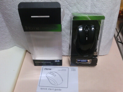 iHome  Lifeworks Technology Inc IH-M391C Comfort Wireless Optical Mouse Grey 