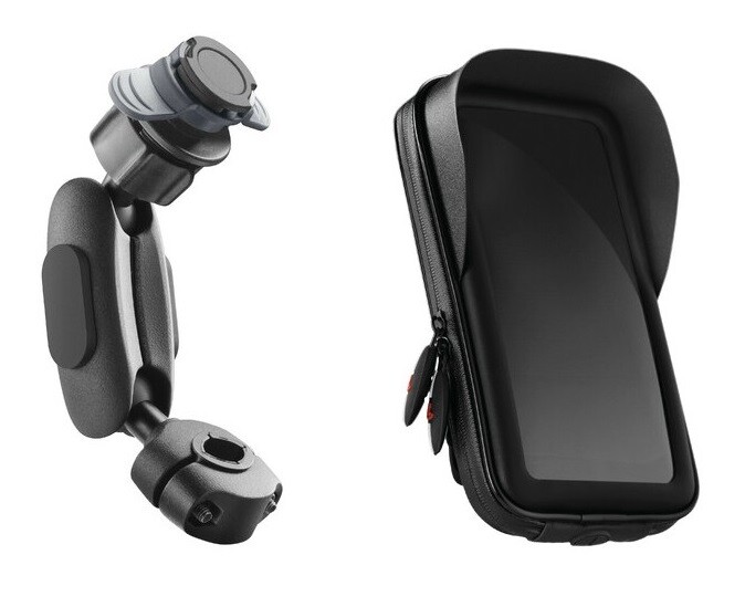 Support smartphone pour rétro moto Optiline idéal pour les longues balades en été