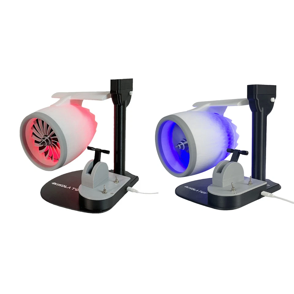 Ventilador de motor JetFan USB de escritorio motor a chorro humidificador actualizado creativo Foto 3 de 4