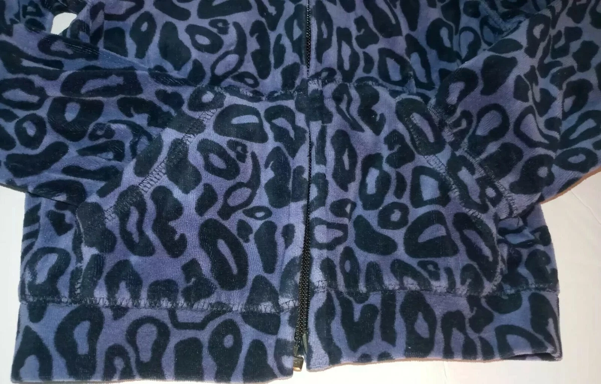 Leopard Print Zip Jacket Hoodie Cat Ears Girls GAP Toddler 4 Years Gray  Black | eBay