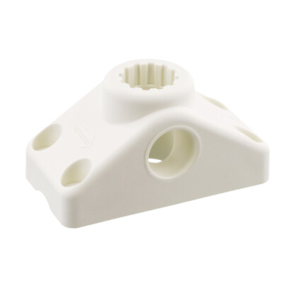 Scotty 241-WH Combination Side Deck Mount White Boat Accessory