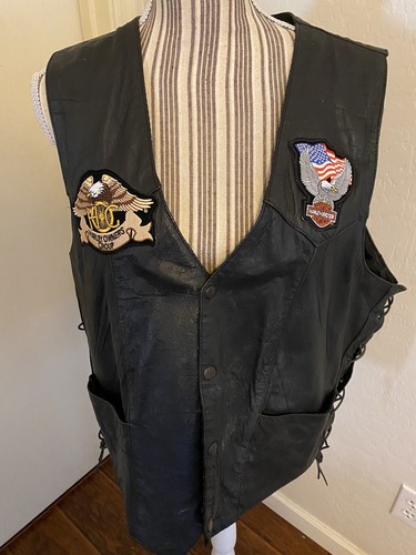Harley Davidson Patches Silver Bike 