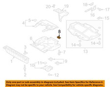 FORD OEM Splash Shield-Rear Plate Retainer Nut W716006S439