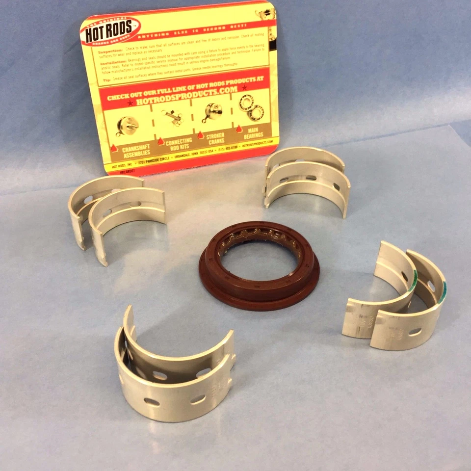 POLARIS 900 RZR HOT RODS GREEN MAIN BEARING & SEAL KIT 2011-2014 XP RANGER EFI - Image 4 of 4