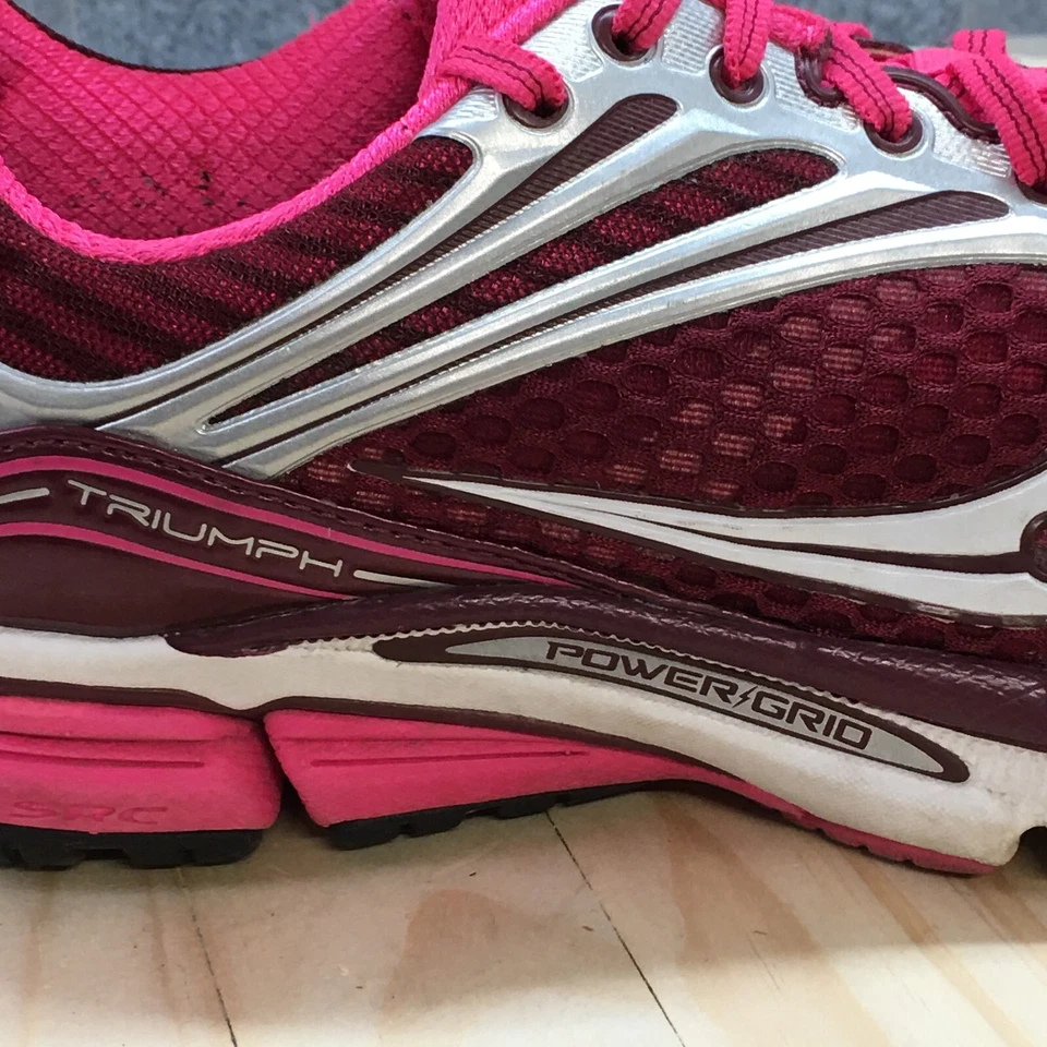 Saucony Zapatos Mujer 10.5 Triunfo 11 Tenis Rosa Con Cordones Atléticos Bajos S10223-5 Foto 3 de 4