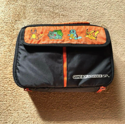Pokemon Game Boy Advance SP Bag/ Carrying Case with Strap Pikachu 