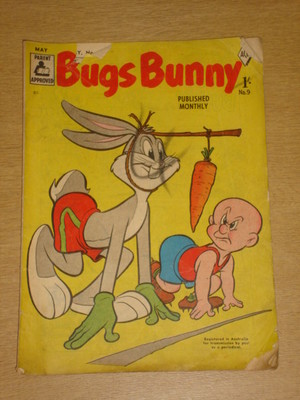 BUGS BUNNY NO 9 MAY 1957 AUSTRALIAN COMIC